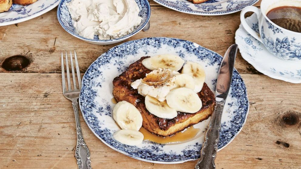 PHOTO: Brandy French toast with whipped espresso mascarpone.