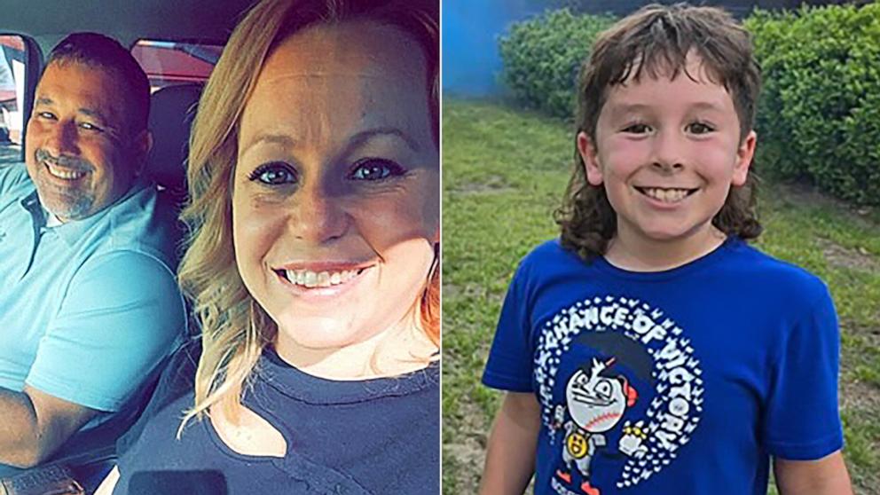 PHOTO: 9-year-old Branson is being credited for helping to save his parents Marvin Wayne Baker and Lindy Baker.