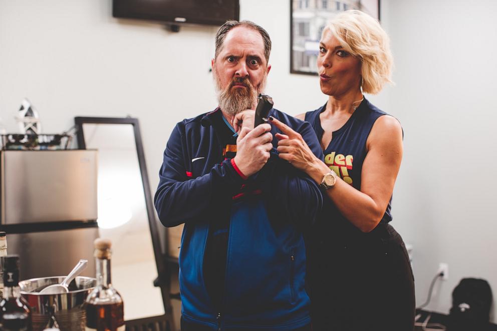 PHOTO: Hannah Waddingham and Brendan Hunt at the 7th annual THUNDERGONG charity concert at Uptown Theater in Kansas City. 