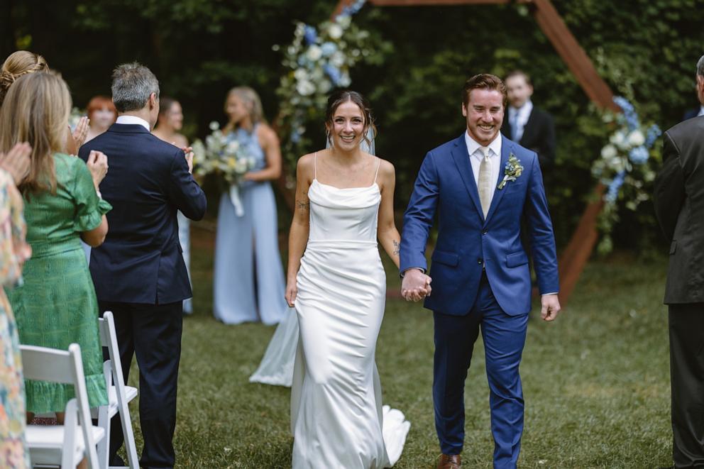 PHOTO: Arielle and Anders deNeergaard married on June 8 at The Butterfly Pavilion in Acworth, Georgia.