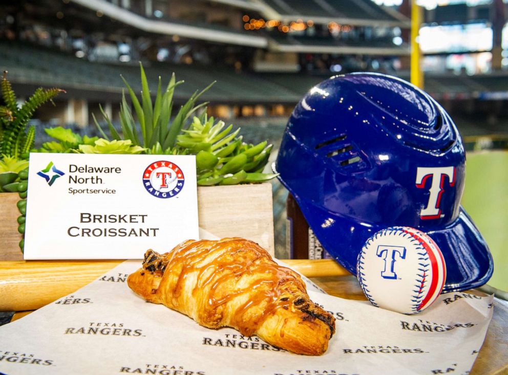 PHOTO: A new brisket-filled croissant with BBQ sauce glaze.