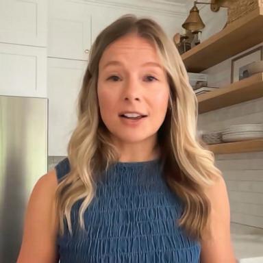 PHOTO: Brittney Hanks talks to ABC News about how she stretches her dollars and makes multiple meals for her family from groceries she buys at Costco.