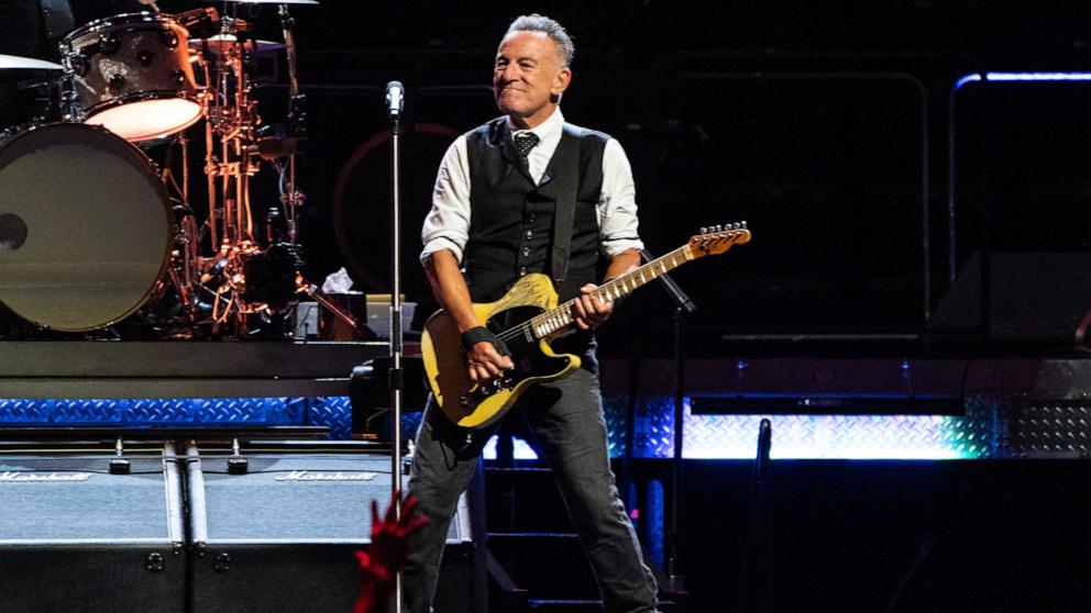 PHOTO: Bruce Springsteen and the E Street Band perform in Pittsburgh, PA, Aug. 15, 2024.