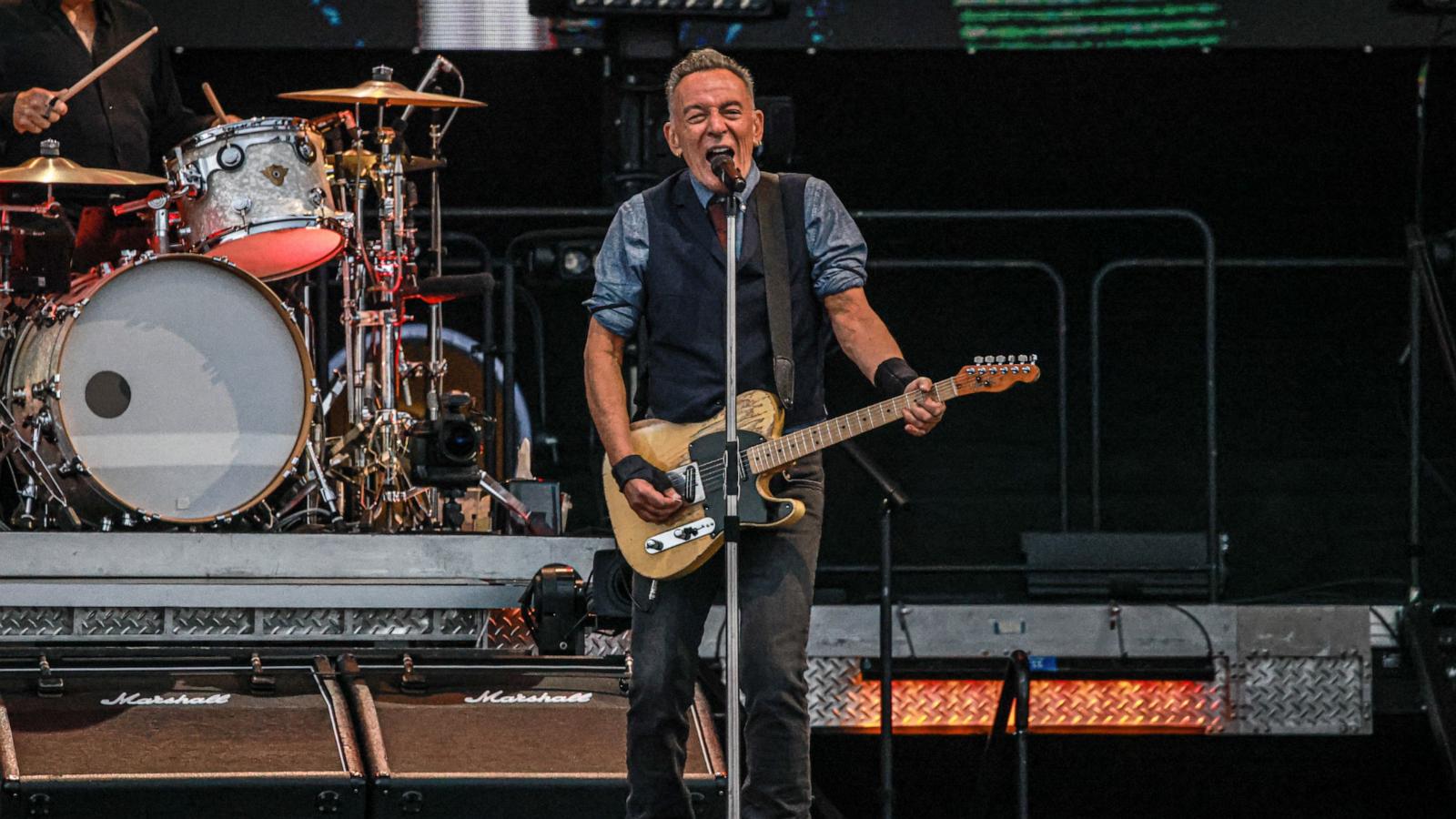 PHOTO: Bruce Springsteen performs at Nowlan Park in Kilkenny, Ireland, May 12, 2024 .