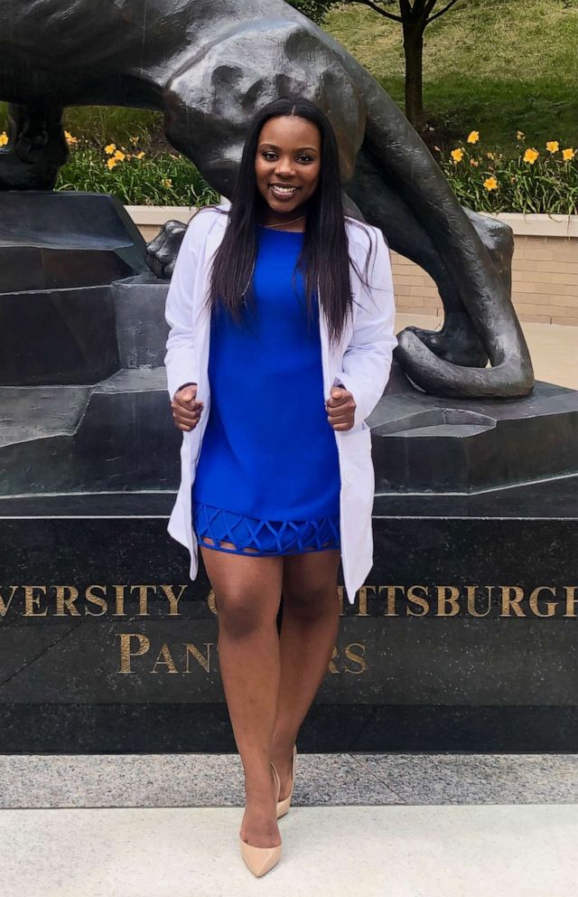 PHOTO: First-year medical student Nia Buckner, of Charlotte, North Carolina, is among the University of Pittsburgh School of Medicine committee that created a new version of the Hippocratic Oath.