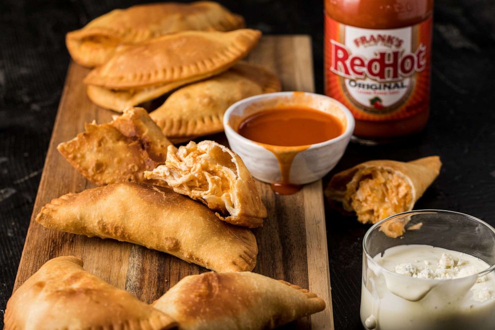 PHOTO: Buffalo chicken empanadas made with Frank's RedHot.