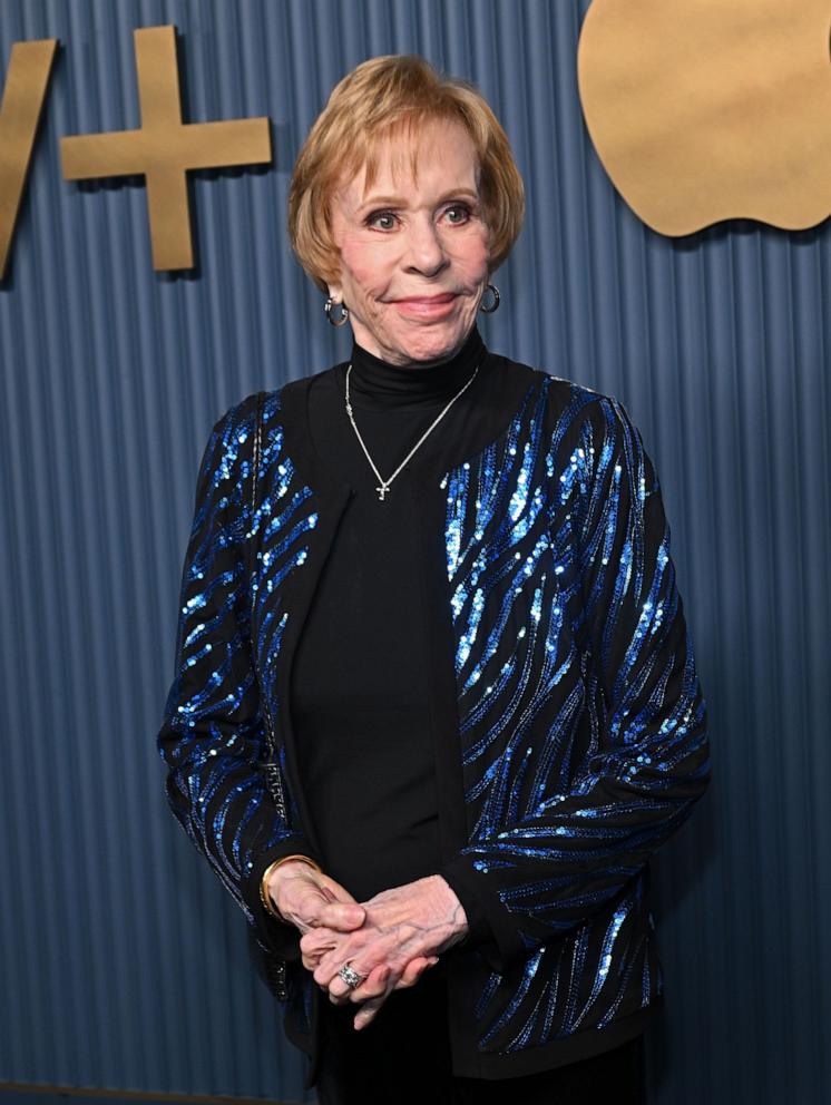 PHOTO: Carol Burnett at the Apple TV Primetime Emmy Nominees Party in Los Angeles on Sept. 15, 2024.