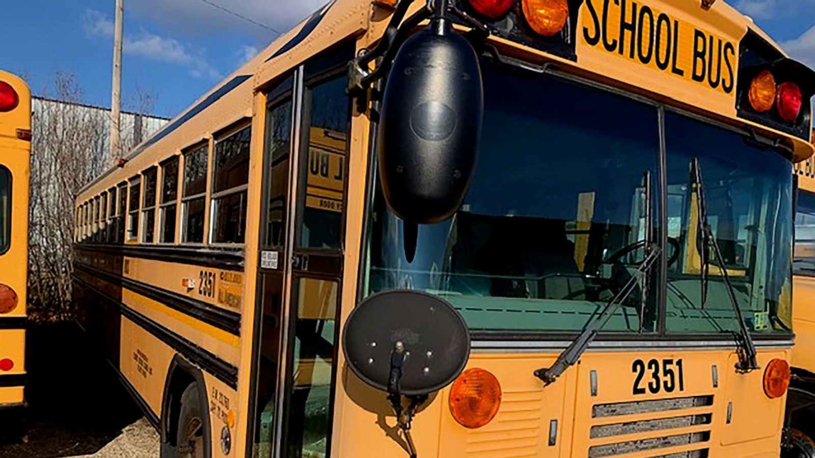 PHOTO: Jersey City is working with two Illinois companies to retrofit retired school buses into spaces where people that are homeless can shower, do laundry, and receive health services.