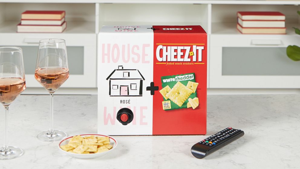 PHOTO: House Wine rosé and Cheez-It white cheddar boxes are available for a limited time. 