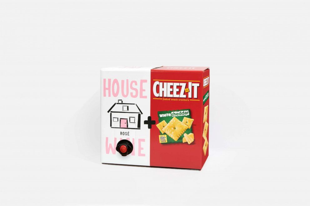 PHOTO: House Wine rosé and Cheez-It white cheddar boxes are available for a limited time.