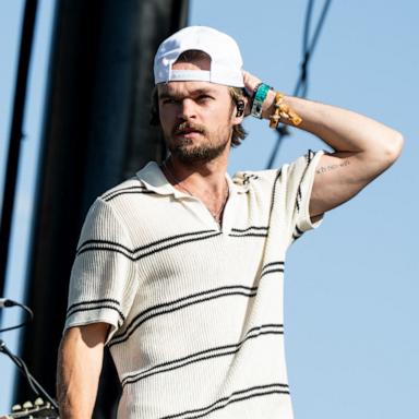 PHOTO: Singer Conner Smith performs on the Palomino stage during day 3 of the Stagecoach Music Festival on April 27, 2025 in Indio, California. 