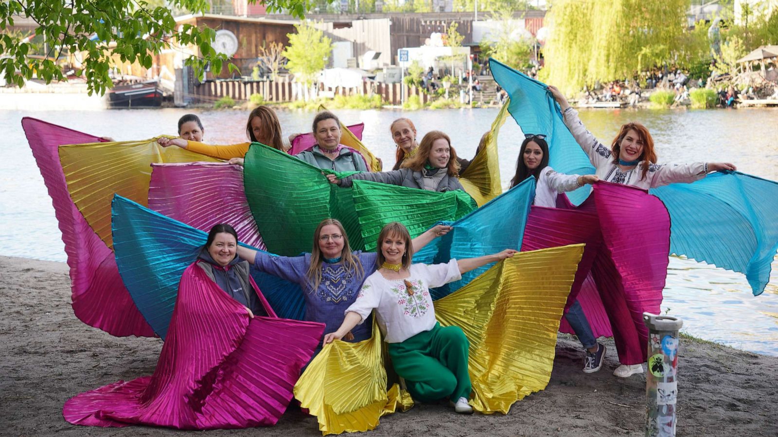 PHOTO: Cafe Ukraine is a group of Ukrainian refugees in Berlin.