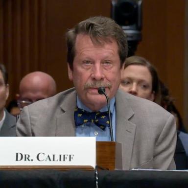 PHOTO: FDA commissioner Dr. Robert Califf speaks before the Senate Committee on Health, Education, Labor and Pensions on Dec. 5, 2024.