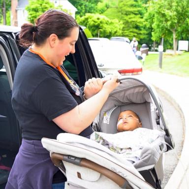 PHOTO: Calliope, who turns 1 on May 17, was discharged from Blythedale Children's Hospital in Valhalla, New York, on May 14, 2026.