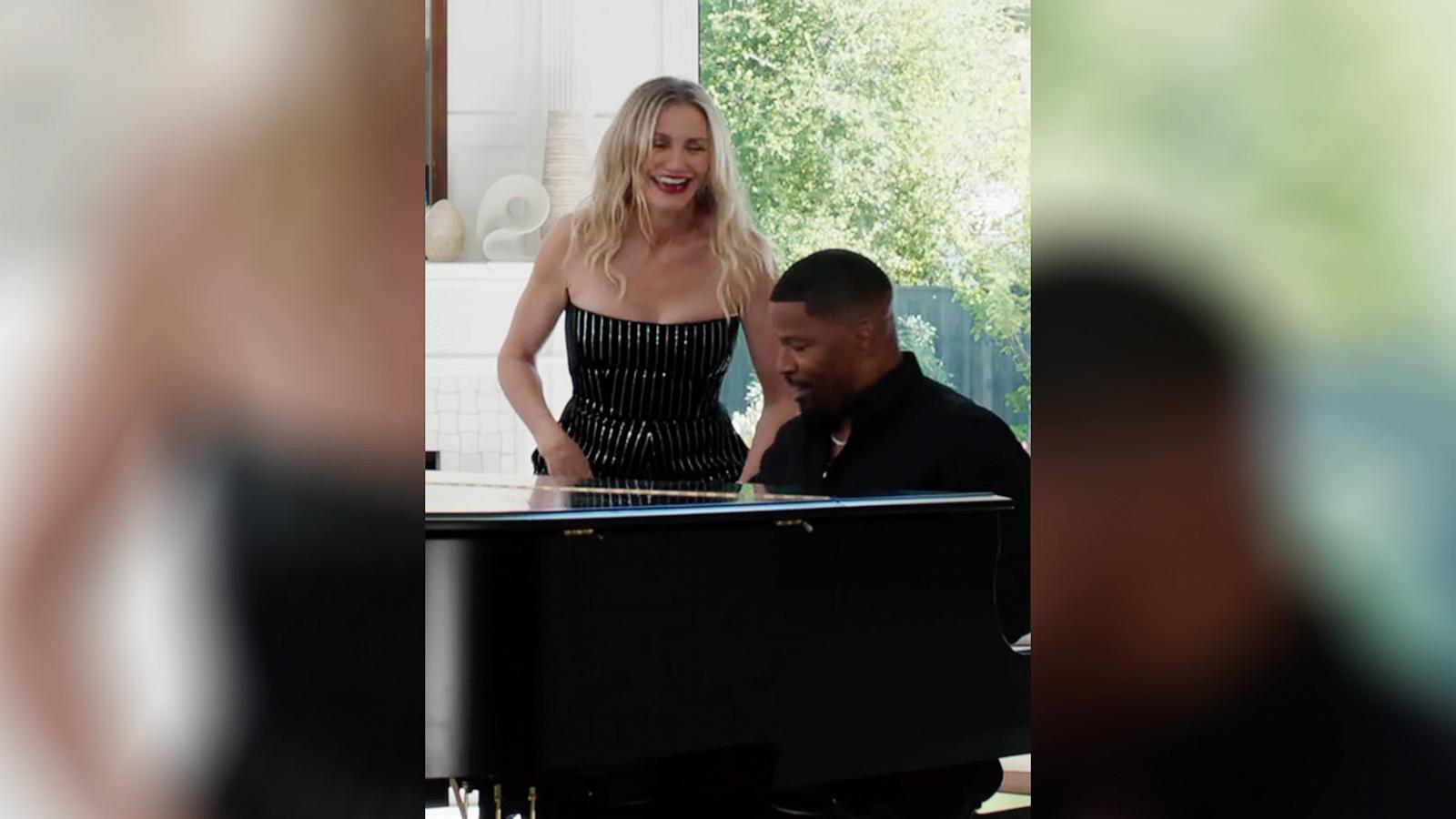 PHOTO: Cameron Diaz and Jamie Foxx appear in this screengrab from an Instagram video shared by Netflix.