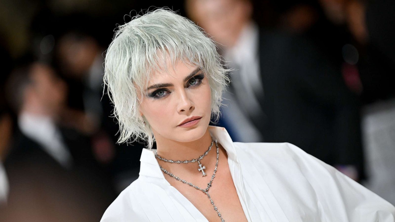 PHOTO: Cara Delevingne at the 2023 Met Gala: Karl Lagerfeld: A Line of Beauty held at the Metropolitan Museum of Art on May 1, 2023 in New York.