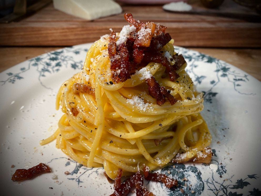 PHOTO: A plate of spaghetti alla carbonara. 