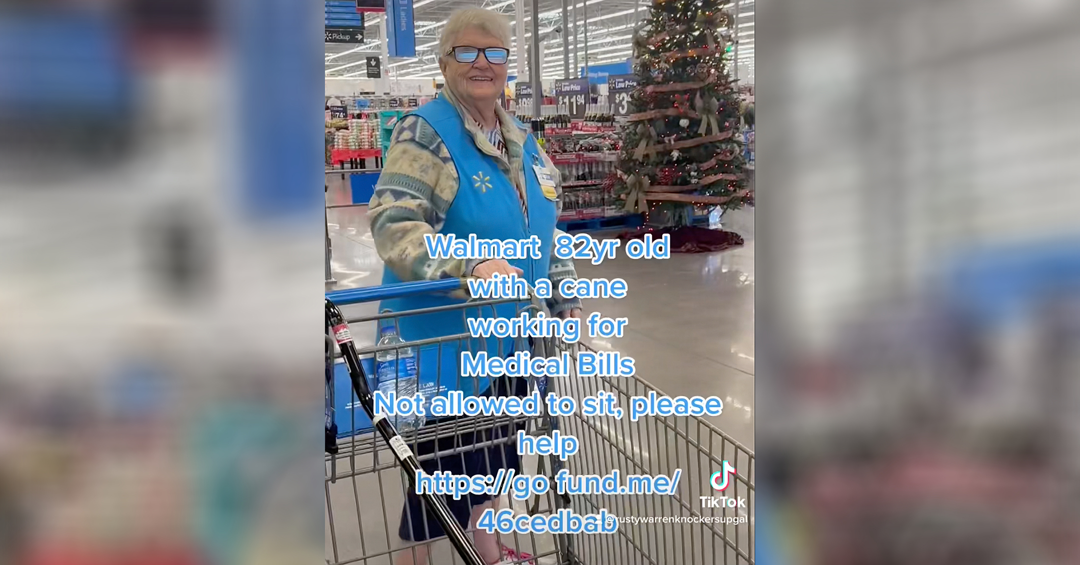 PHOTO: Liz Rizzo's Dec. 12 TikTok video showing Carman Kelly working at an Arizona Walmart has gone viral with more than 15 million views in over two weeks.
