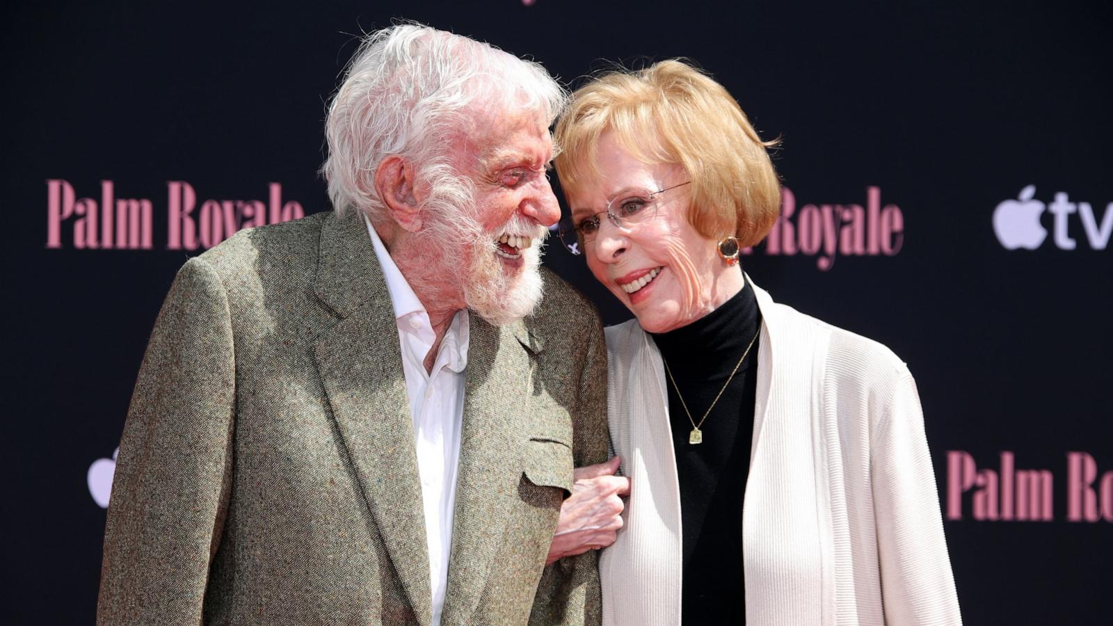 PHOTO: Dick Van Dyke and Carol Burnett are seen at Carol Burnett's Hand & Foot Imprinting Ceremony, Los Angeles, CA, June 20, 2024.