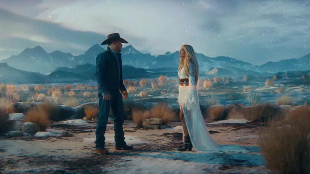 PHOTO: Cody Johnson and Carrie Underwood appear in a still from the official music video for "I'm Gonna Love You."