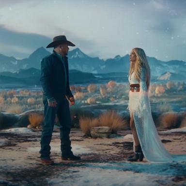 PHOTO: Cody Johnson and Carrie Underwood appear in a still from the official music video for "I'm Gonna Love You."