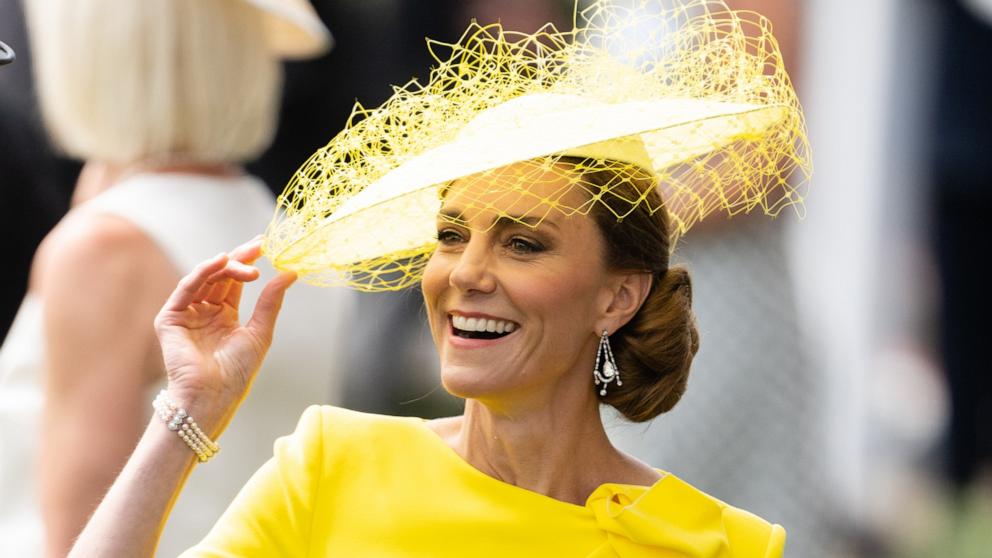 Catherine, Princess of Wales attends day two of Royal Ascot 2026 on June 17, 2026 in Ascot, England. 