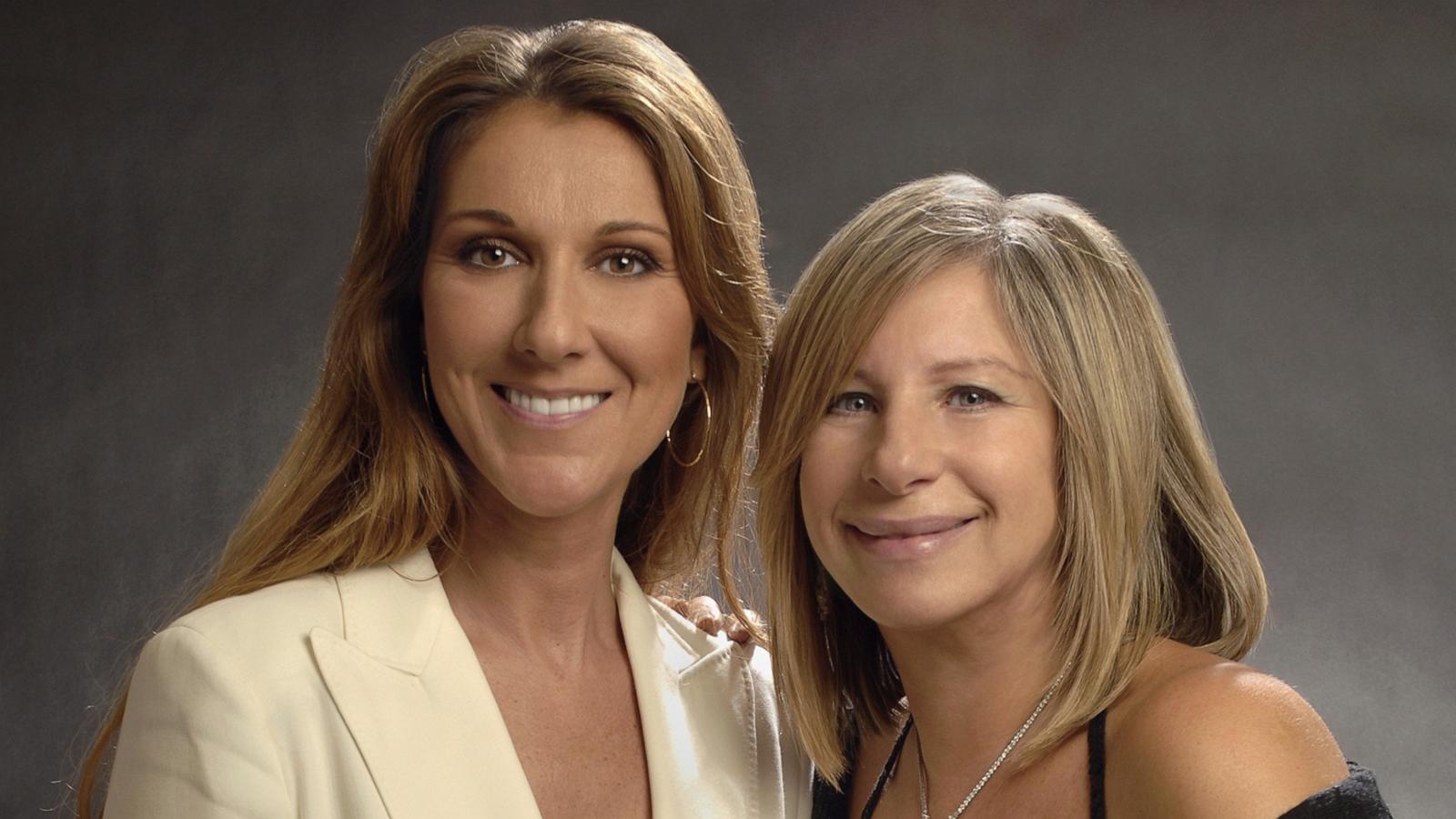 PHOTO: Celine Dion and Barbra Streisand attend the Andre Agassi Charitable Foundation's 10th Annual "Grand Slam for Children" Fundraiser, Oct. 1, 2005.