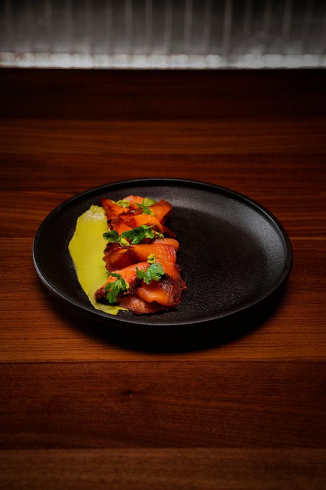 PHOTO: A dish from chef Kwame Onwuachi for the Culinary Collective by The Centurion Lounge.