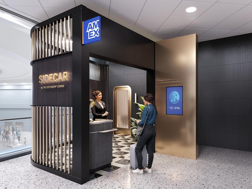 PHOTO: A rendering of the new Centurion Lounge Sidecar concept debuting in Las Vegas.