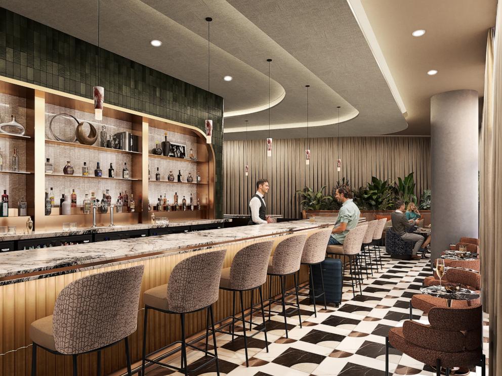 PHOTO: A rendering of the new Centurion Lounge Sidecar concept debuting in Las Vegas.