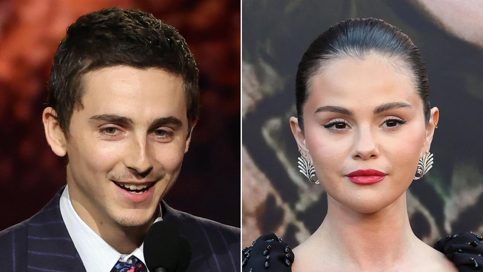PHOTO: Timothee Chalamet during the 31st Annual Critics Choice Awards, Jan. 4, 2026, in Santa Monica, Calif. Selena Gomez attends the Los Angeles Premiere of Netflix's "Marty, Life Is Short," May 6, 2026, in Los Angeles.