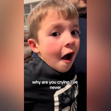 PHOTO: Six-year-old Champ's reaction to discovering a rare 'one of one' Paul Skenes baseball card went viral after his mom, Kristi Stutts, shared the moment on TikTok.