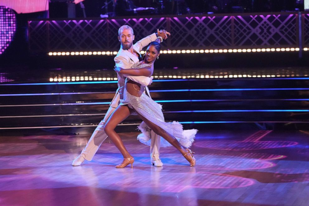 PHOTO: Artem Chigvintsev and Charity Lawson on the season 32 premiere of "Dancing with the Stars."