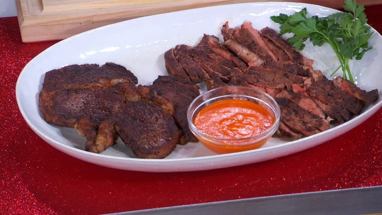 PHOTO: Looking for something delicious to make your loved one this weekend? Chef Jose Luis Chavez shows how to make a delicious ribeye.