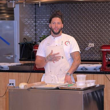 Chef Robbie Felice attends One pastaRAMEN Master Class hosted by Robbie Felice during Food Network New York City Wine & Food Festival on October 14, 2023 in New York City.