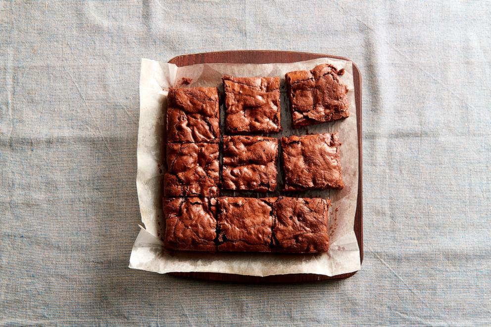 PHOTO: Chewy fudge brownies.