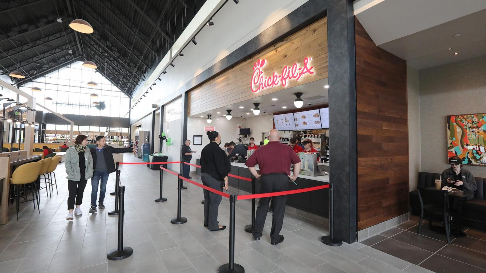 PHOTO: Chick-fil-A at the New York State Thruway Plattekill service area on May 3, 2023.