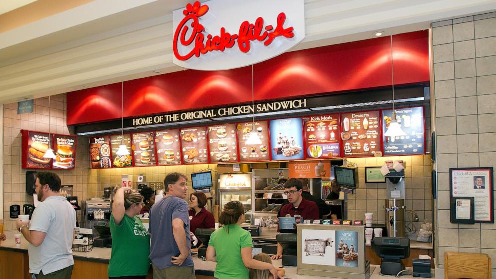 PHOTO: A Chick-fil-A inside the Burlington Mall, July 26, 2012, Burlington, Mass. 