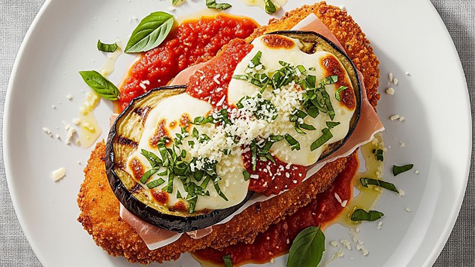 PHOTO: Chicken Sorrentina from chef and restaurateur Mario Carbone.