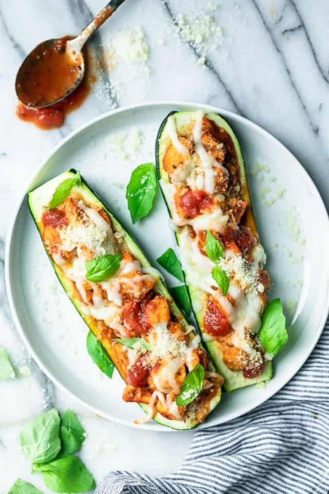 Zucchini Boats Are The Easy Dinner Recipe To Try This Week Good   Chicken Zucchini Boats 8 1660585079611 HpEmbed 2x3 992 