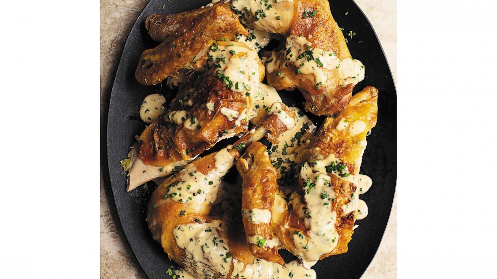 PHOTO: Nigella Lawson's chicken with garlic cream.