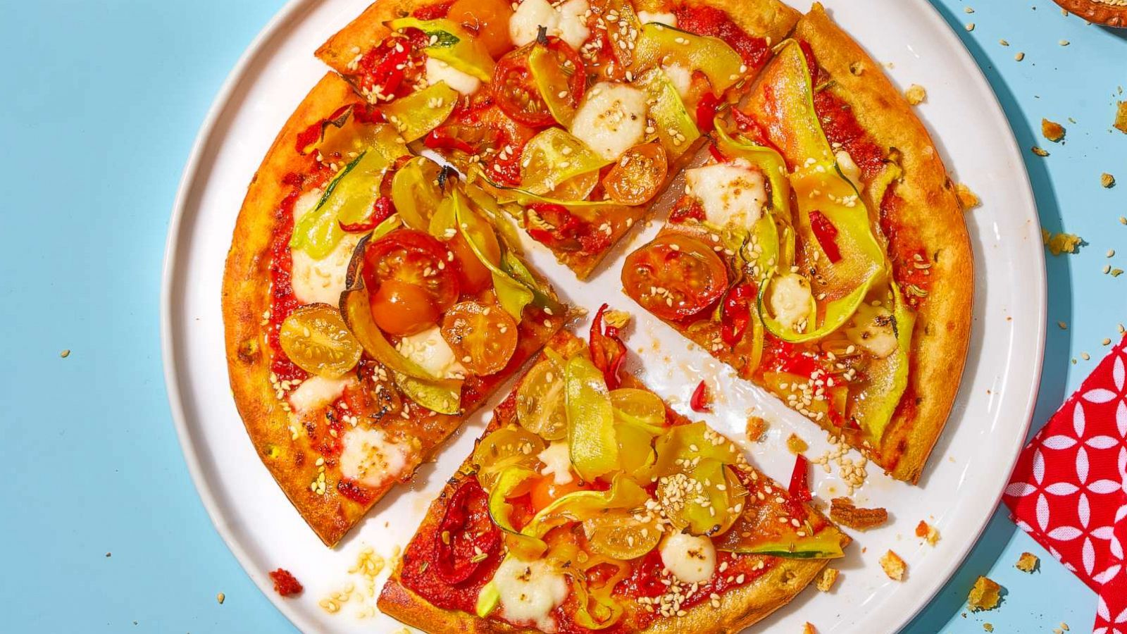 PHOTO: Chef Michael Anthony's Roasted Squash & Smoked Tomato Chickpea Pizza
