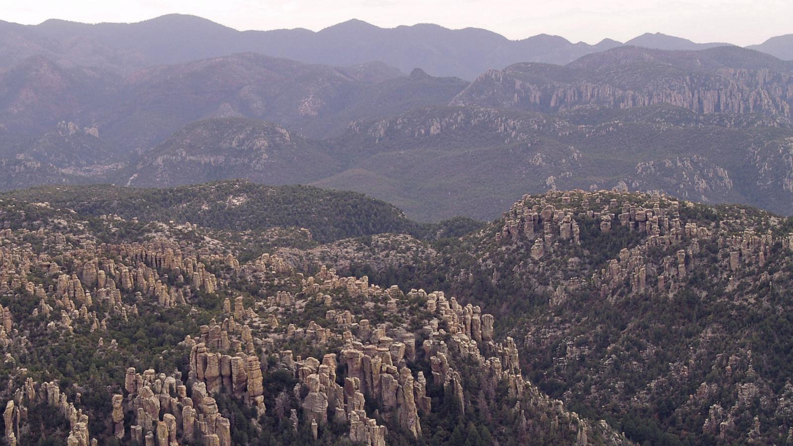 PHOTO: This photo provided by the National Parks Service shows Chiricahua National Park in Arizona, April 5, 2006.