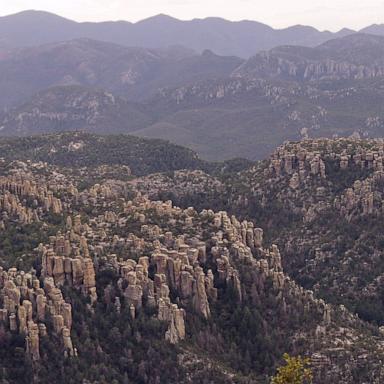 PHOTO: This photo provided by the National Parks Service shows Chiricahua National Park in Arizona, April 5, 2006.