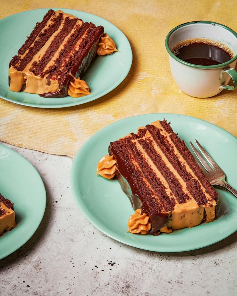 PHOTO: A slice of chocotorta from Bryan Ford's new cookbook.