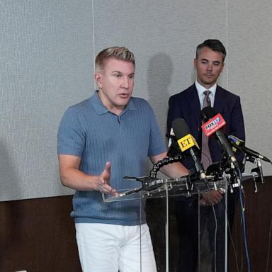PHOTO: Reality television star Todd Chrisley speaks during a news conference, May 30, 2025, in Nashville, Tenn. 