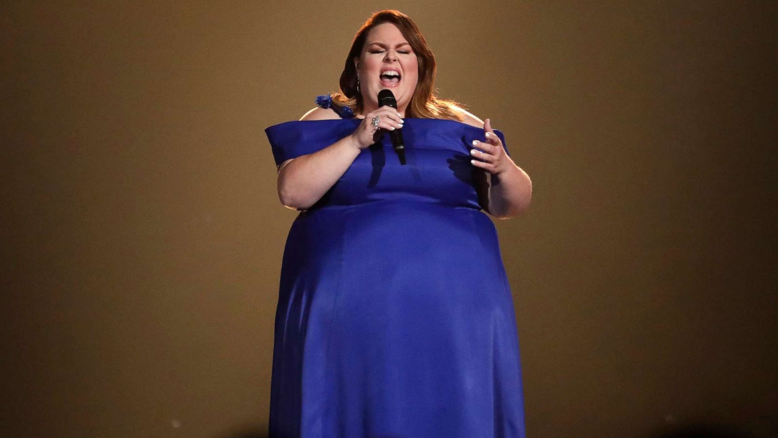 PHOTO: Chrissy Metz performs "I'm Standing With You" at the 54th Academy of Country Music Awards- Show in Las Vegas, April 7, 2019.