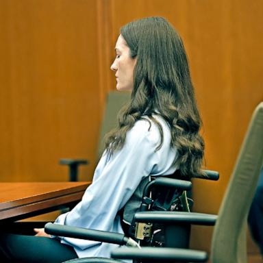 PHOTO: Lindsay Clancy sits as jury selection starts in her murder trial where she is charged in the 2023 killing of her three children, July 20, 2026, in Plymouth Superior Court in Plymouth, Mass. 