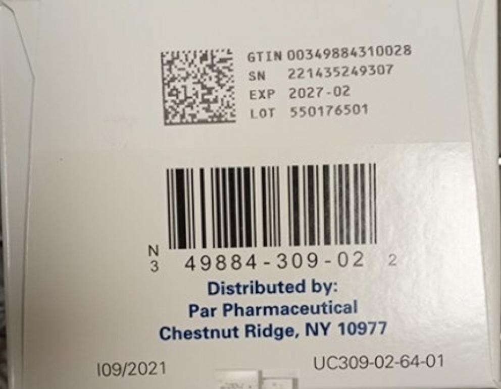 PHOTO: A voluntary recall notice for Clonazepam Orally Disintegrating Tablets was expanded on Nov. 19, 2024, by Endo, Inc.