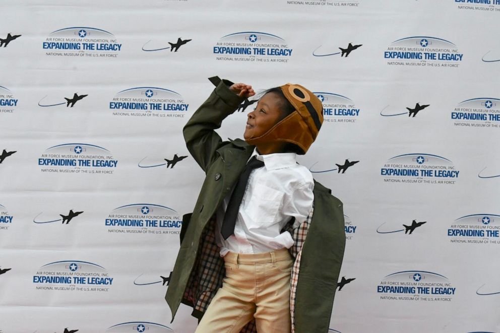 PHOTO: Noa Lewis giving her best of Bessie Coleman.